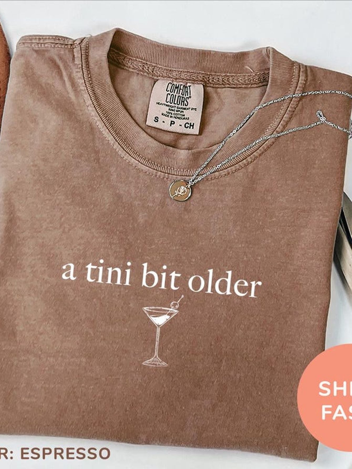 Men's Vintage Washed Cotton T-Shirt with Retro Cocktail Print - Short Sleeve Casual Summer Beachwear, Funny & humorous Slogan/Design, Comfortable Daily Wear & Party Outfit, Local Warehouse Stock for Fast Delivery (s)