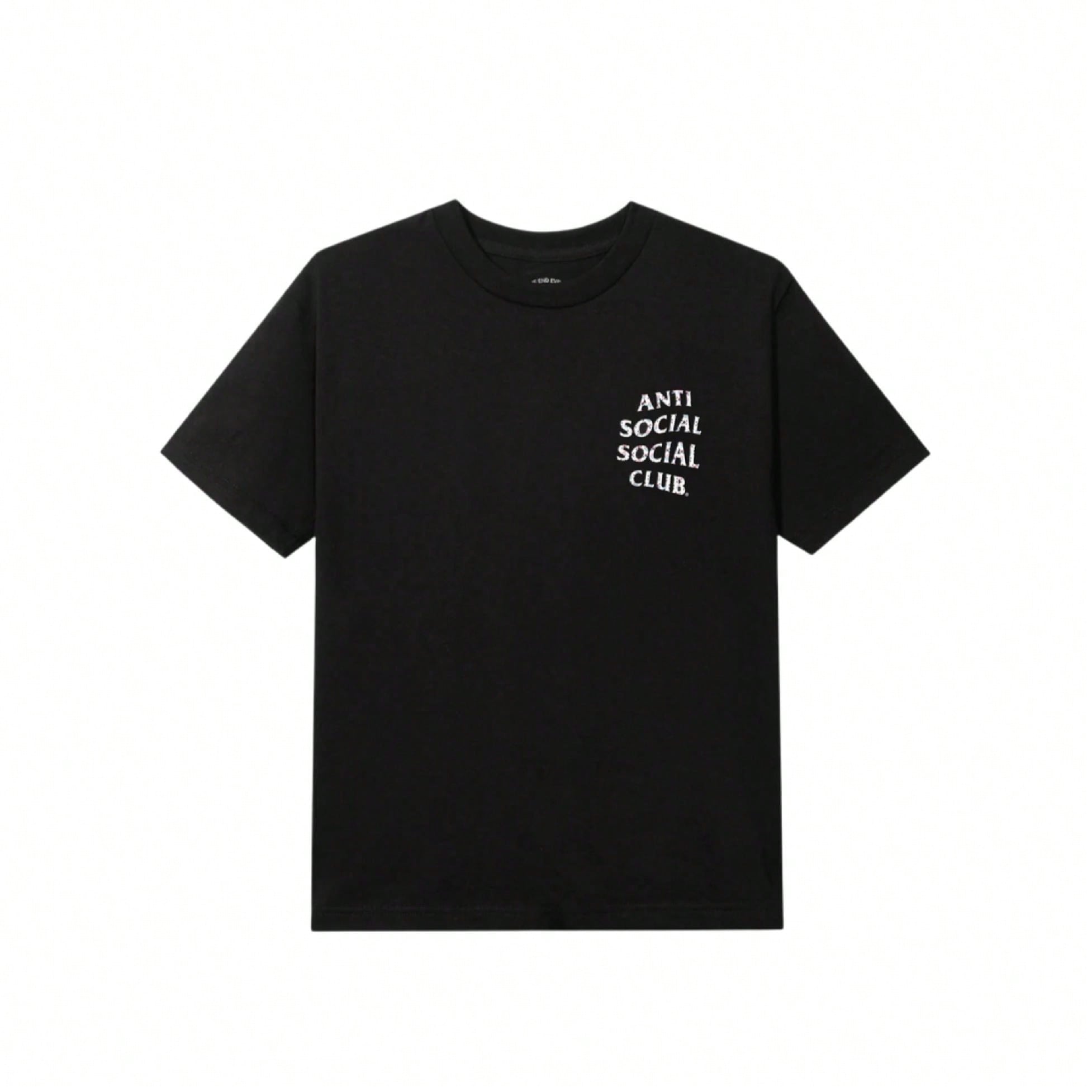 Anti Social Social Club ASSC X Case Study Flag Black Tee1:1