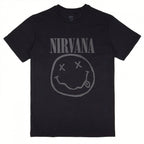 Nirvana Black Happy Face T-Shirt1:1