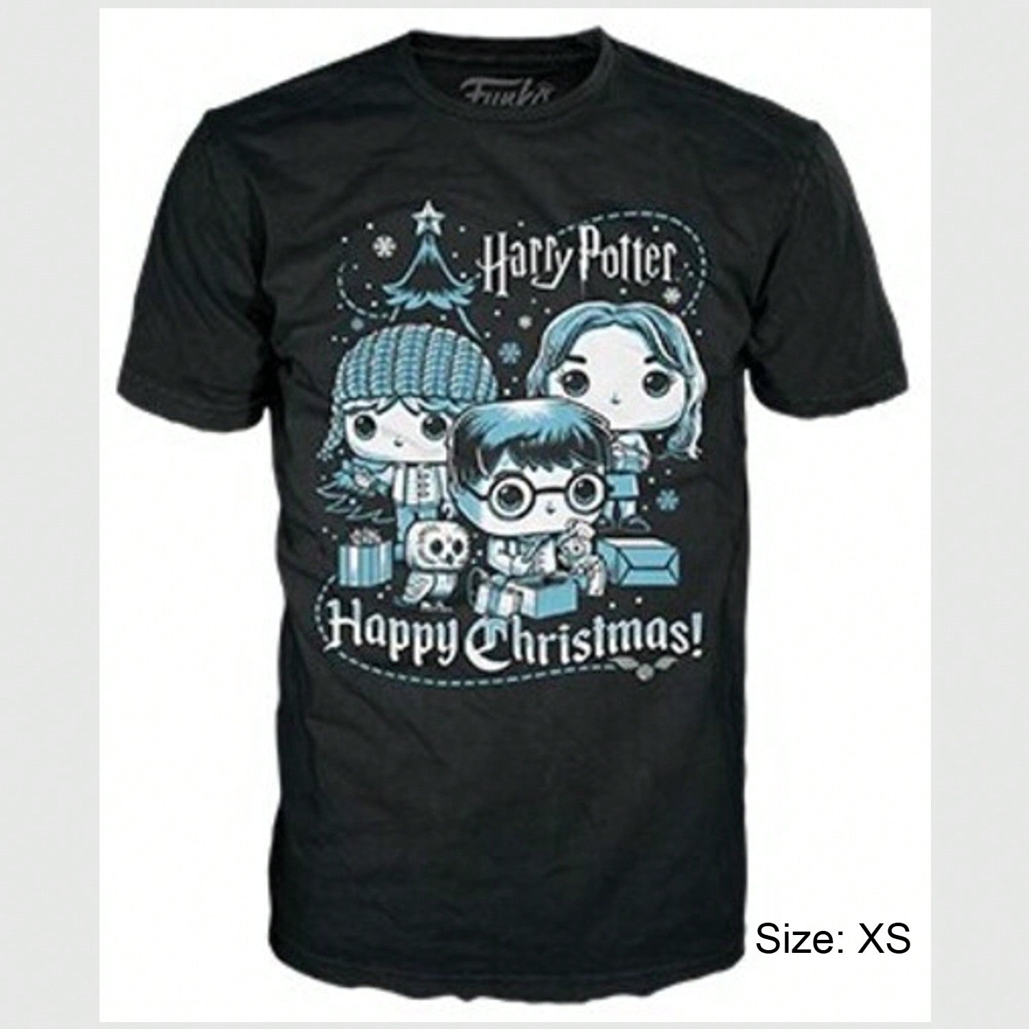 FUNKO BOXED TEE: Harry Potter Holiday - Ron, Hermione, Harry - XS  [APPAREL] XS1:1