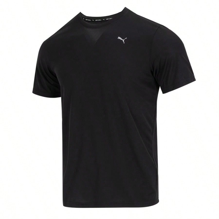 Puma T-Shirt Men's Short-Sleeved Running Casual Sports T-Shirt Loose Breathable Round Neck Short-Sleeved 520759-021:1