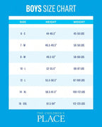 The Children's PLACE Boys Long Sleeve Navy Black Gray Cotton Tee Shirt 3-Pack1:1