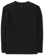 The Children's PLACE Boys Long Sleeve Navy Black Gray Cotton Tee Shirt 3-Pack1:1