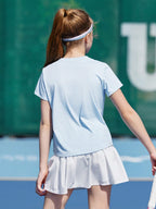 Balabala Girls' Quick-Dry T-Shirt, 2025 Summer Tween Girl Sport Top1:1