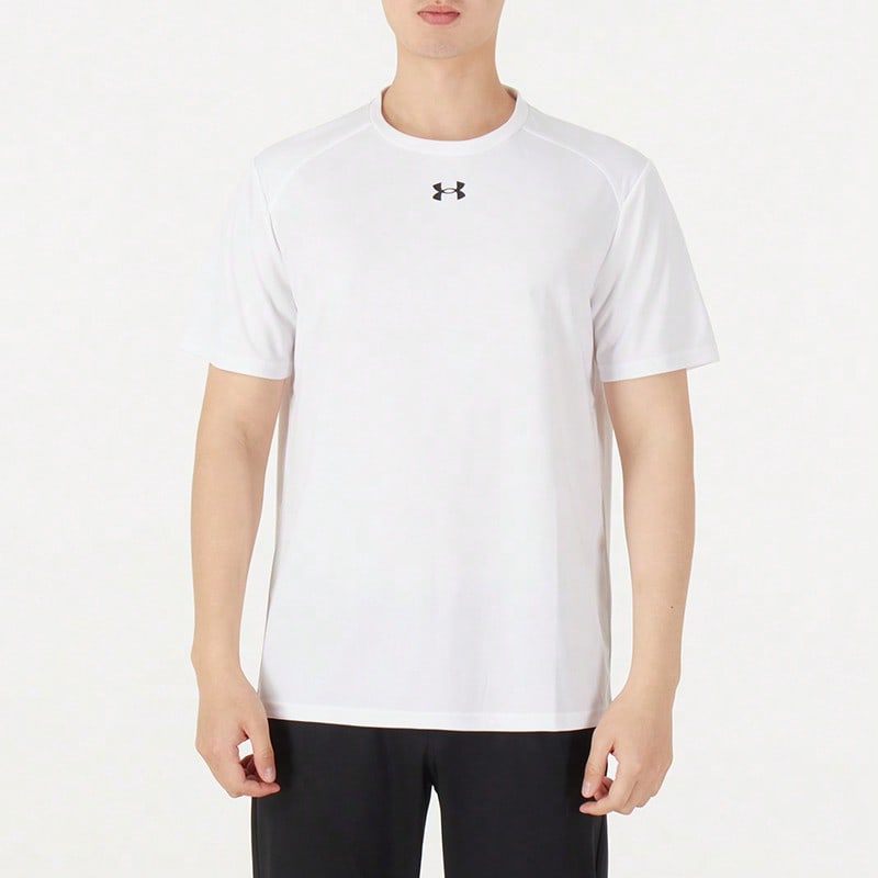 Under Armour Men's Short Sleeve T-Shirt, Training, Running, Fitness, Casual, Breathable, Crew Neck, 2026 New Style 21500513-1001:1