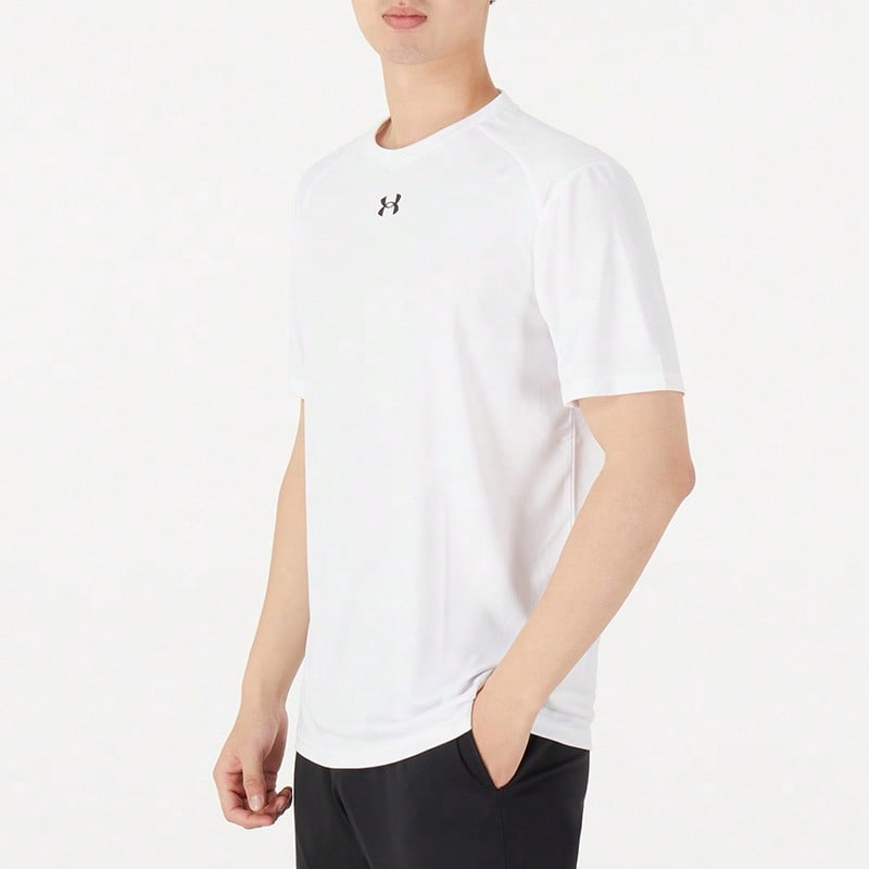 Under Armour Men's Short Sleeve T-Shirt, Training, Running, Fitness, Casual, Breathable, Crew Neck, 2026 New Style 21500513-1001:1