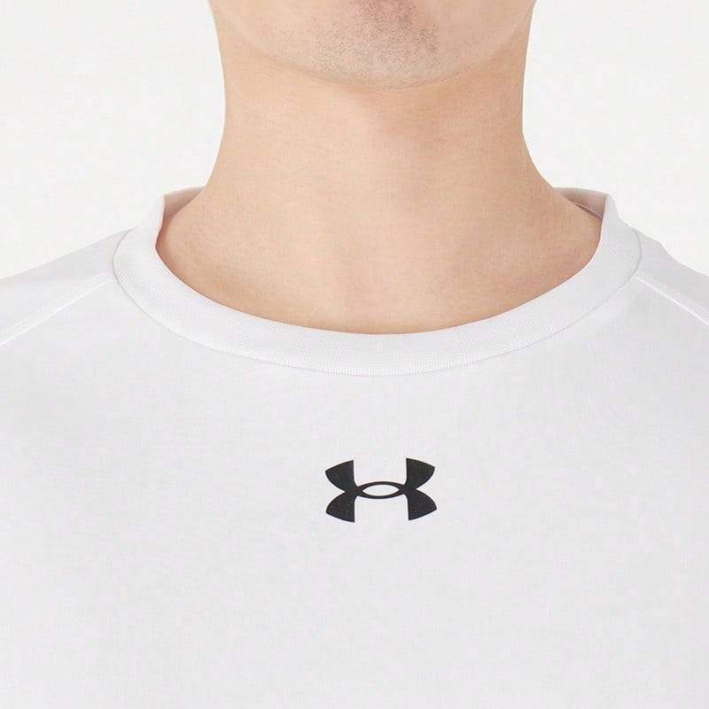 Under Armour Men's Short Sleeve T-Shirt, Training, Running, Fitness, Casual, Breathable, Crew Neck, 2026 New Style 21500513-1001:1