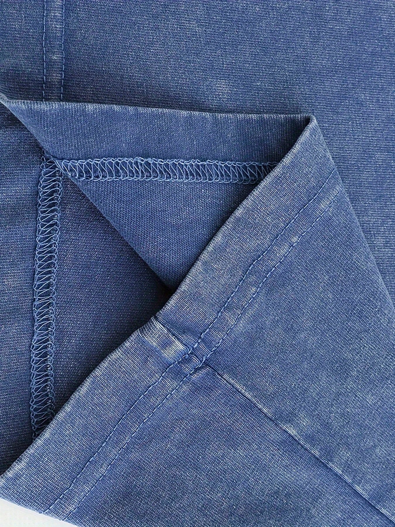 230g Washed, Dirty Hands And Clean Money Printed Men's Summer T-Shirt, High-Quality Wax Printed Cotton All Season Casual T-Shirt, Suitable For Street And Outdoor Activities, Perfect Gift For Festivals