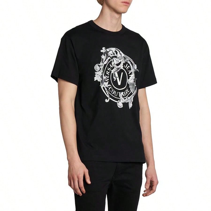Versace Barocco Logo Crewneck T-Shirt |  | Men Sports Tees & Tanks1:1