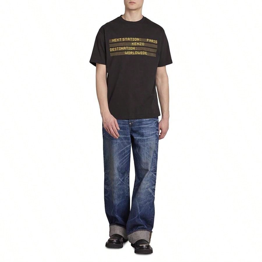 Kenzo Graphic Cotton T-Shirt |  | Men Sports Tees & Tanks1:1