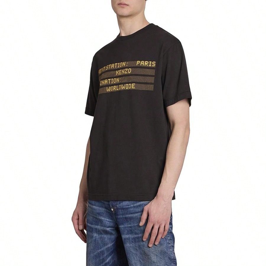 Kenzo Graphic Cotton T-Shirt |  | Men Sports Tees & Tanks1:1