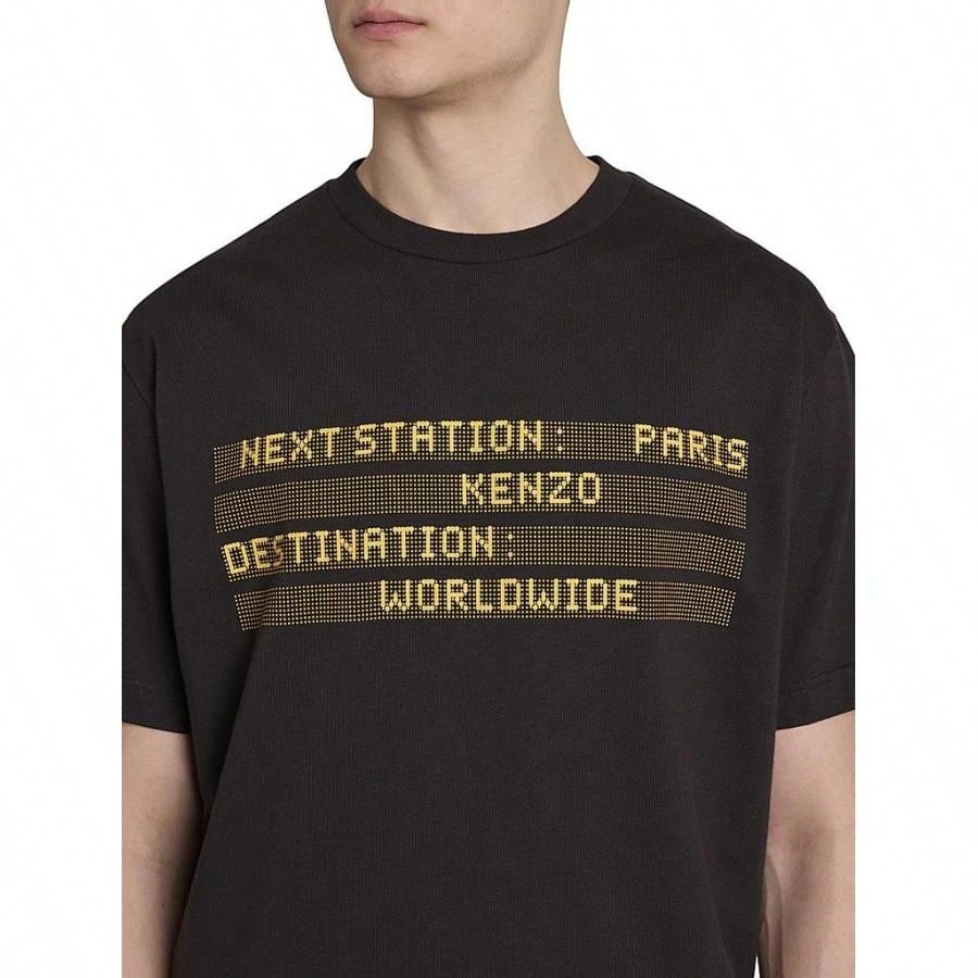 Kenzo Graphic Cotton T-Shirt |  | Men Sports Tees & Tanks1:1