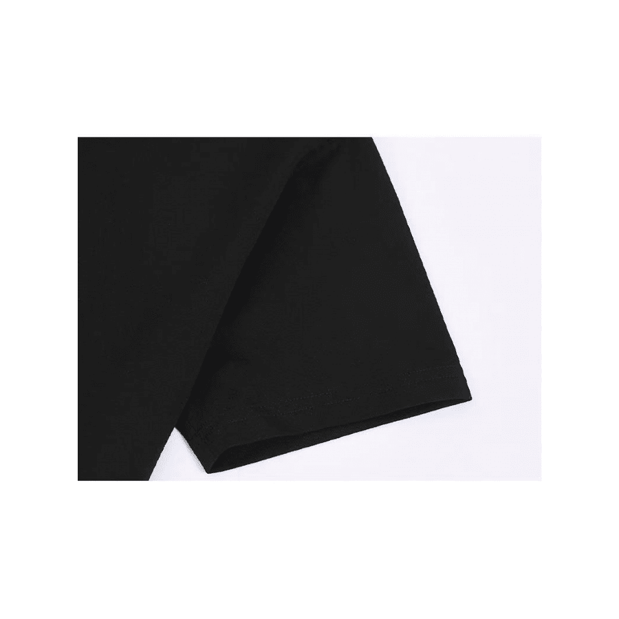 1pc 2025 Luxury Brand Men's Women's Vintage Streetwear T-Shirt - Oversized Unisex Crew Neck Short Sleeve Tee With Rose Print & Anti Social Club Graphic, 180GSM 100% Cotton, Black Casual Top For All Seasons, Allseason Apparel