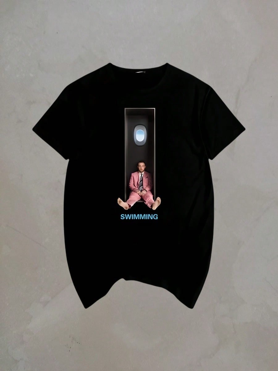 New-Lil Skies Macs Millers Hiphop Street Hiphop Rap Rap Fashion Brand Summer Women's Short Sleeve T-Shirt High Quality Luxury Brand1:1