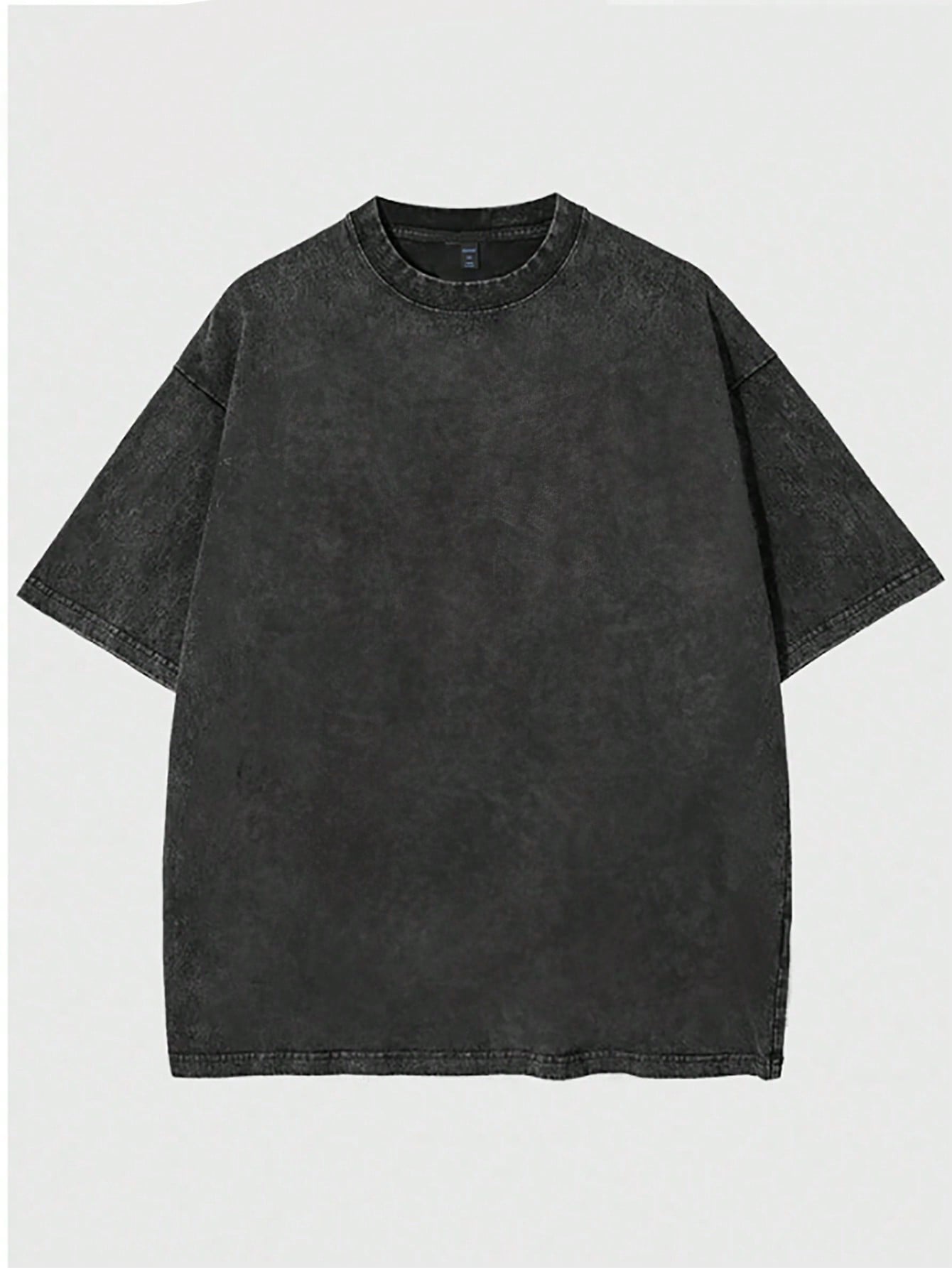 [BOYHELP Brand Light Luxury Clothing Summer  Halloween Explosive Limited Edition Gift]American Fashion Brand Street Washed Vintage T-Shirt Black I Support A MAN'S RIGHT TO SHUT THE  UP Print Casual Daily Wear1:1