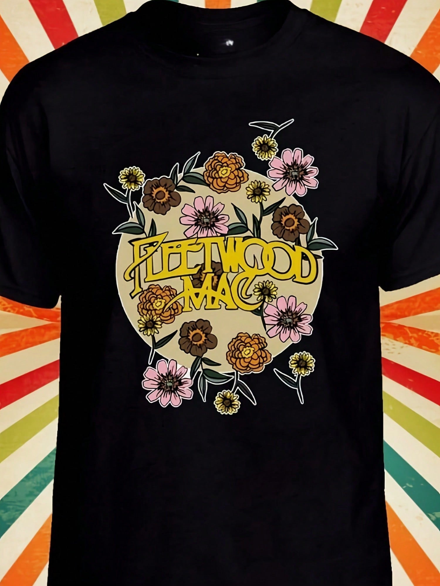 Fashion-Fleetwood Macs Women Cotton Tshirt Luxury Brand Fashion Big Size Top Casual Short Sleeve Streetwear Classic Print New Arrival Tee1:1