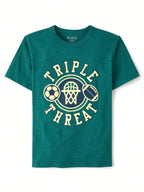 The Children's PLACE Boys Triple Threat Sports Graphic Tee1:1