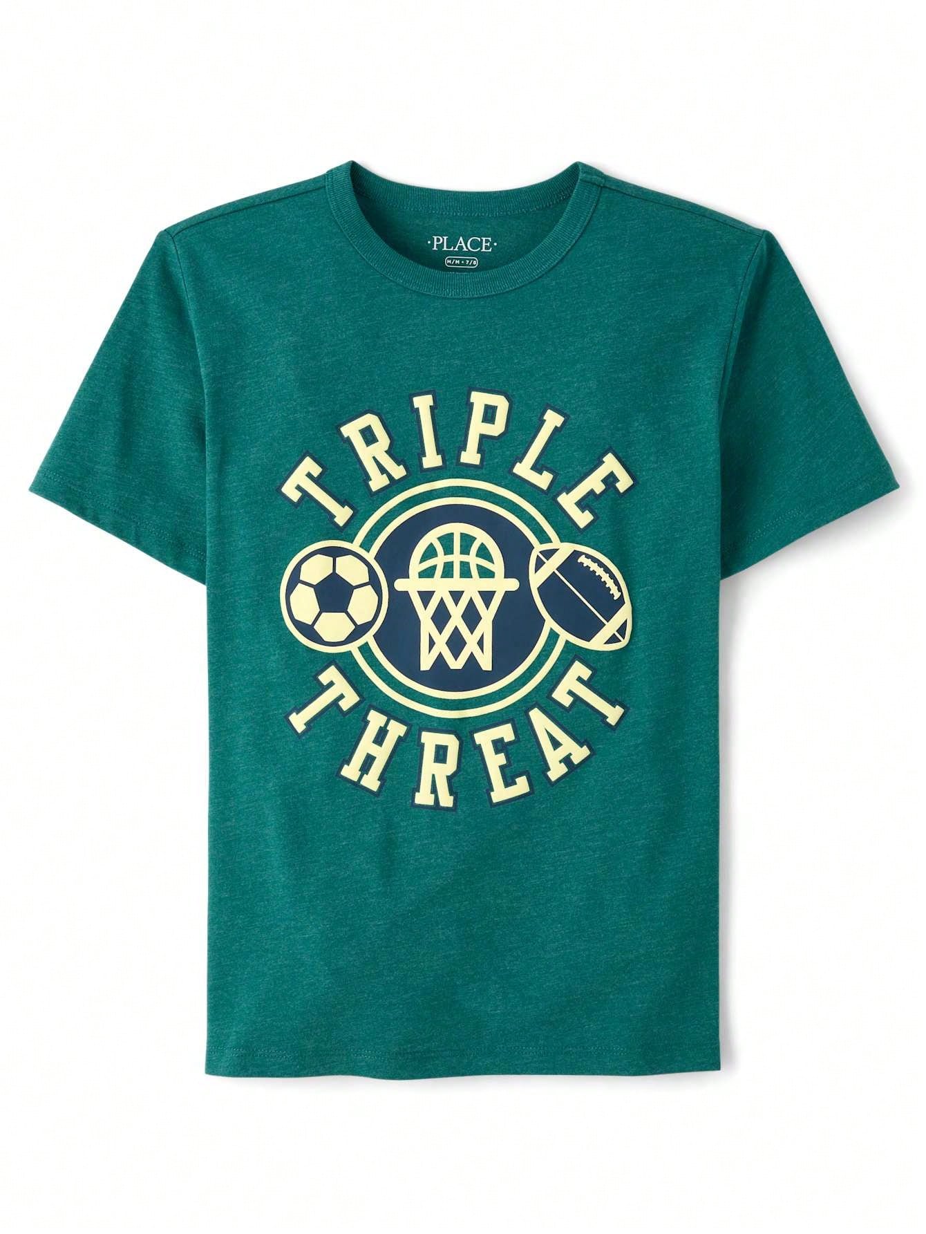 The Children's PLACE Boys Triple Threat Sports Graphic Tee1:1