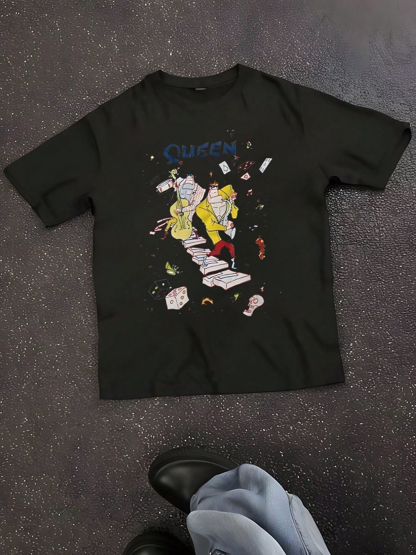 2025 South America NewPrinted Scuffers Men Tshirt Women Surf Vacation T-Shirt Luxury Brands Street Short Sleeves Top Tee1:1