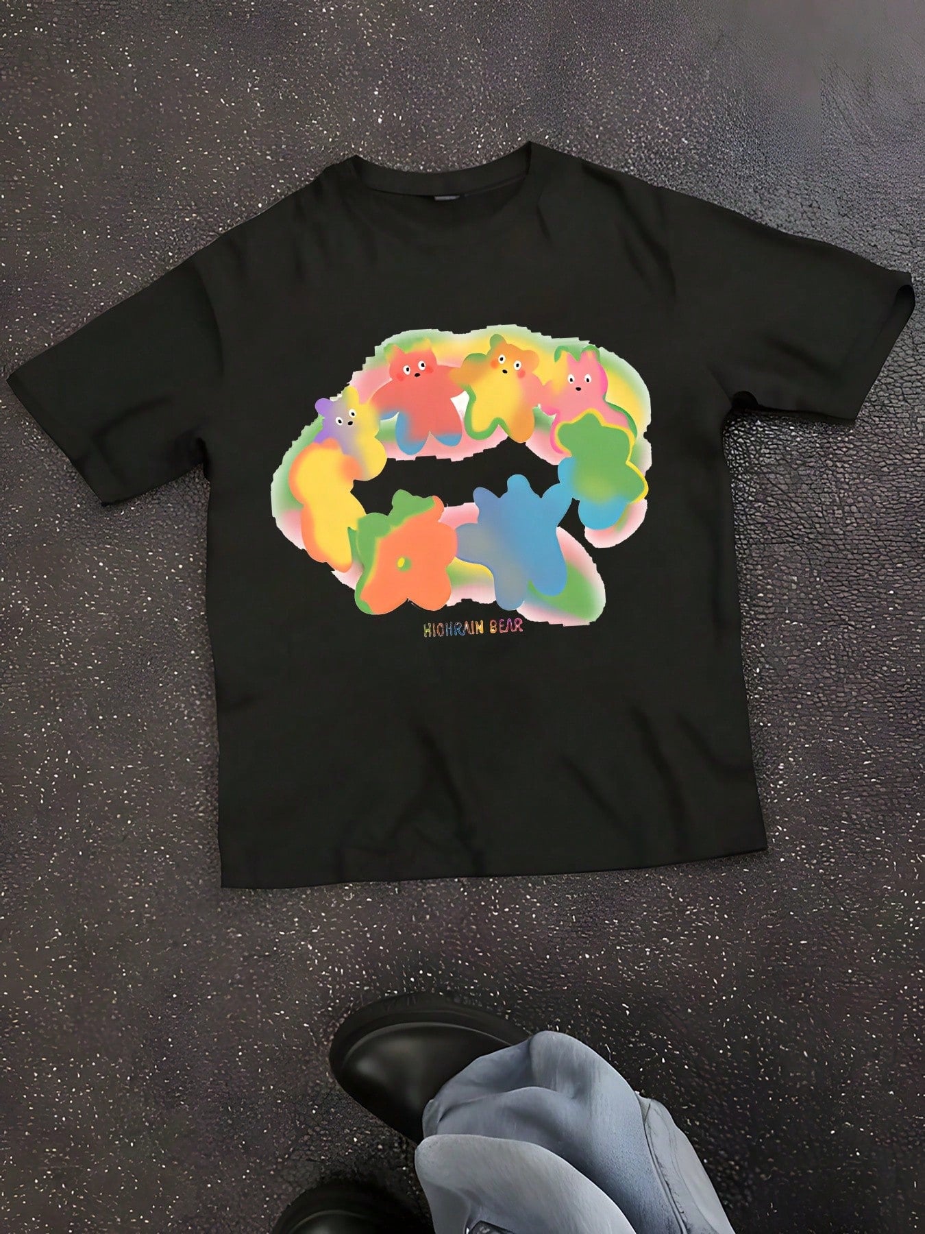 2025 South America NewPrinted Scuffers Men Tshirt Women Surf Vacation T-Shirt Luxury Brands Street Short Sleeves Top Tee1:1