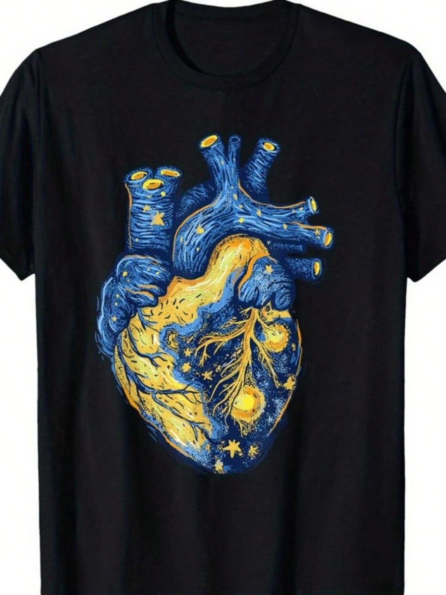 Y2k Men Men Clothes Luxury Brand UniSexs Round Neck Tee Tops T-Shirts Cotton Soft Trendsss Y1:1