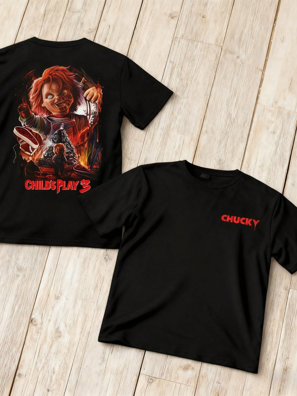 Cotton Men's T-Shirts, Horror Movie Graphic T-Shirts, Digital Print Designs, Casual Style, Men's Tops, Street Style Men's T-Shirts, Retro Street Style Men's T-Shirts1:1