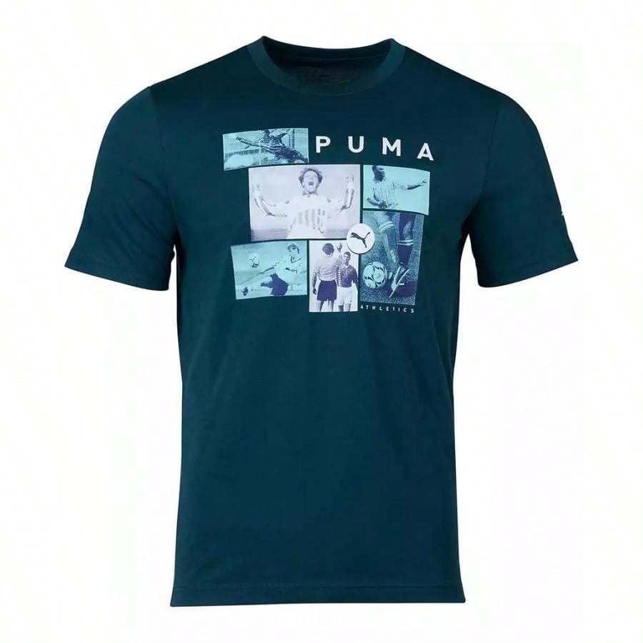 Puma Men's Soccer Photo Real Short Sleeve T-Shirt |  | Men Sports Tees & Tanks1:1