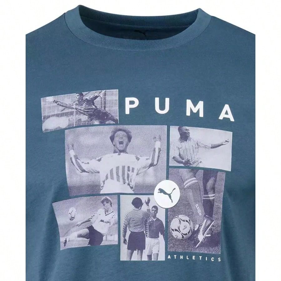 Puma Men's Soccer Photo Real Short Sleeve T-Shirt |  | Men Sports Tees & Tanks1:1