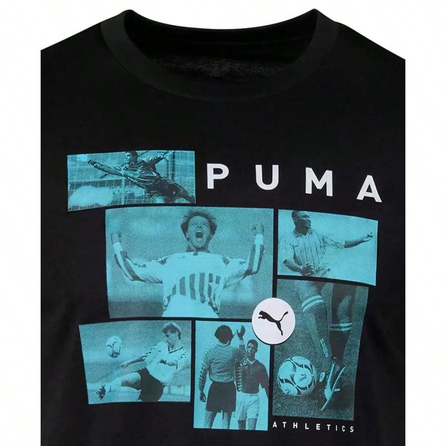 Puma Men's Soccer Photo Real Short Sleeve T-Shirt |  | Men Sports Tees & Tanks1:1