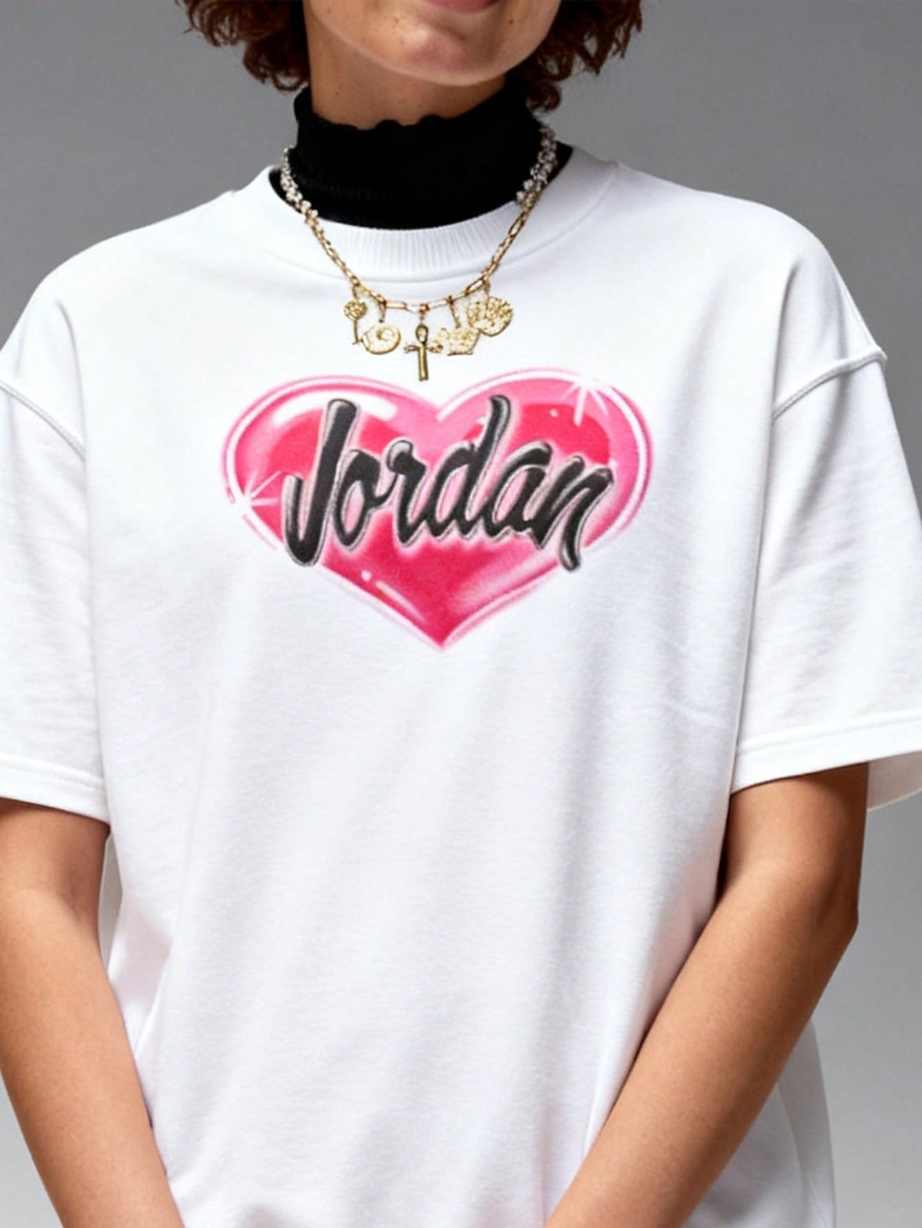 Jordan Wmns Heart Airbrush Graphic Tee1:1