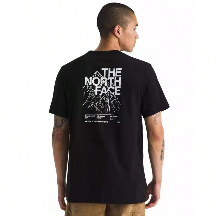 The North Face Men's Evolution Mountain Short-Sleeve Graphic T-Shirt |  | Men Sports Tees & Tanks1:1