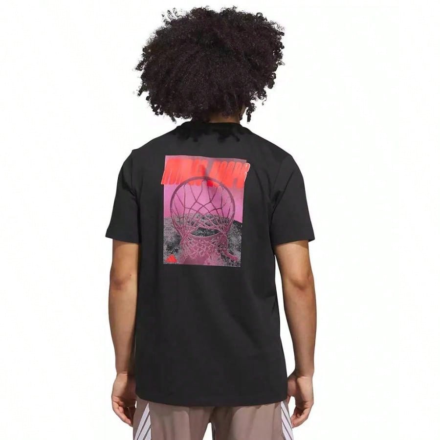 Adidas Men's Hoops Graphic Crewneck T-Shirt |  | Men Sports Tees & Tanks1:1