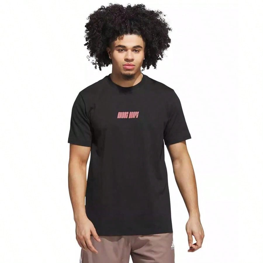Adidas Men's Hoops Graphic Crewneck T-Shirt |  | Men Sports Tees & Tanks1:1