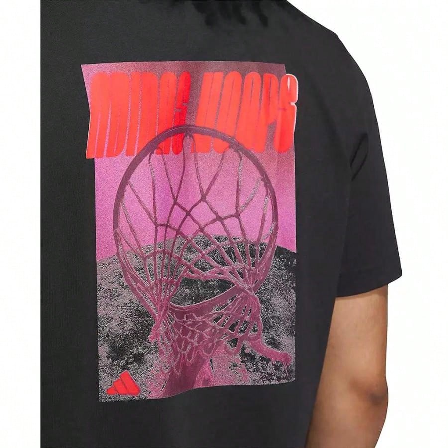 Adidas Men's Hoops Graphic Crewneck T-Shirt |  | Men Sports Tees & Tanks1:1
