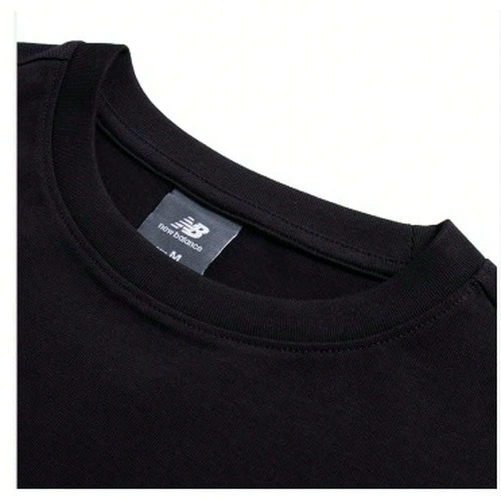 New Balance Summer New Collection Men's And Women's Sporty Casual Round-Neck Short-Sleeved T-Shirt AMT52340-BK1:1