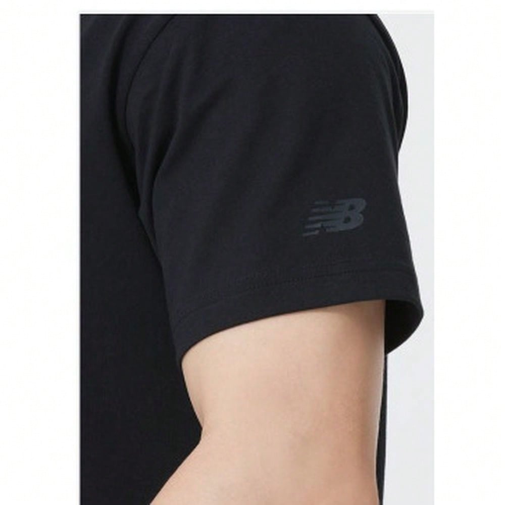 New Balance Summer New Collection Men's And Women's Sporty Casual Round-Neck Short-Sleeved T-Shirt AMT52340-BK1:1