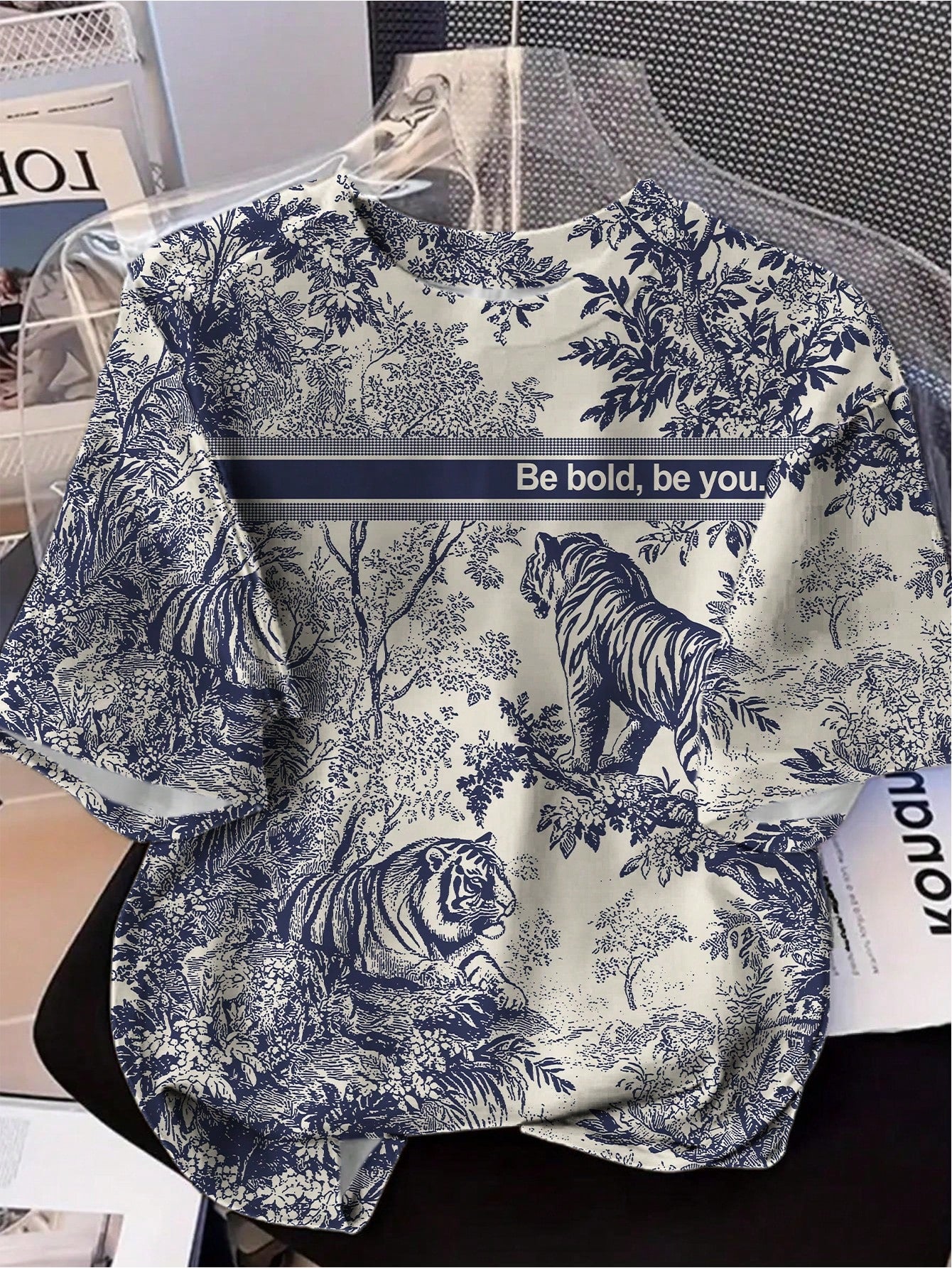 艺术抽象动物图案印花Luxury fall outfits cute women outfits Old money airport outfits，女士休闲圆领短袖T恤 graphic t shirt fall clothes for women back to school1:1