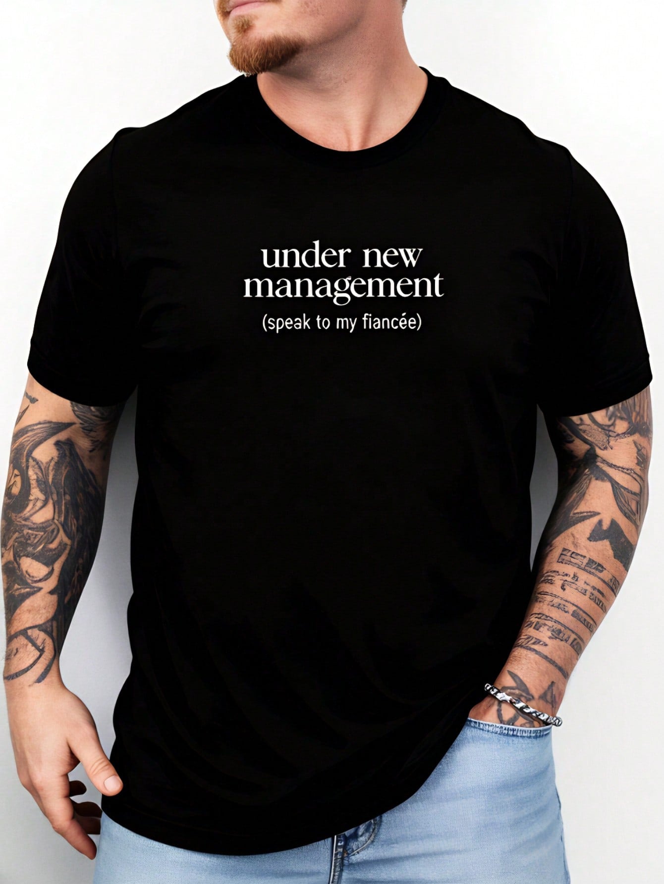 Men's Pure Cotton T-Shirt ,Funny Fiancé Shirt, Bachelor Party Shirt, Bachelor Men Shirt, Engagement Gift For Fiance, Funny Groom Tee,Funny Husband Gift1:1