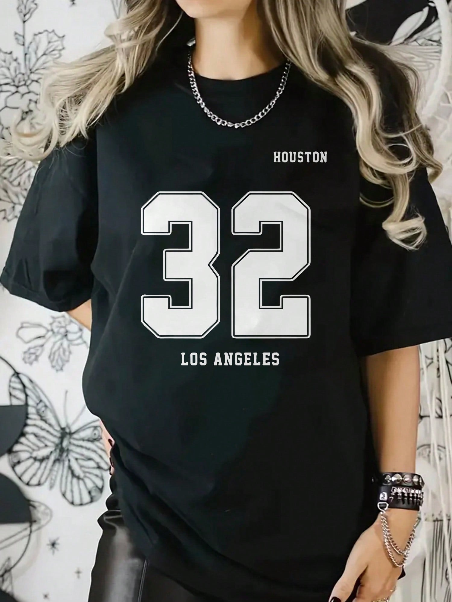 Women Los Angeles Graphic Print T-Shirt Soft Stretchy Casual Tee For Gym Outdoor Daily Wear Breathable Round Neck Short Sleeve Top All-Season Comfort Fit Gym Shirts Gym Apparel Sporty Style Comfortable Fit Stretchy Fabric Stretchy Material Fitness 1:1