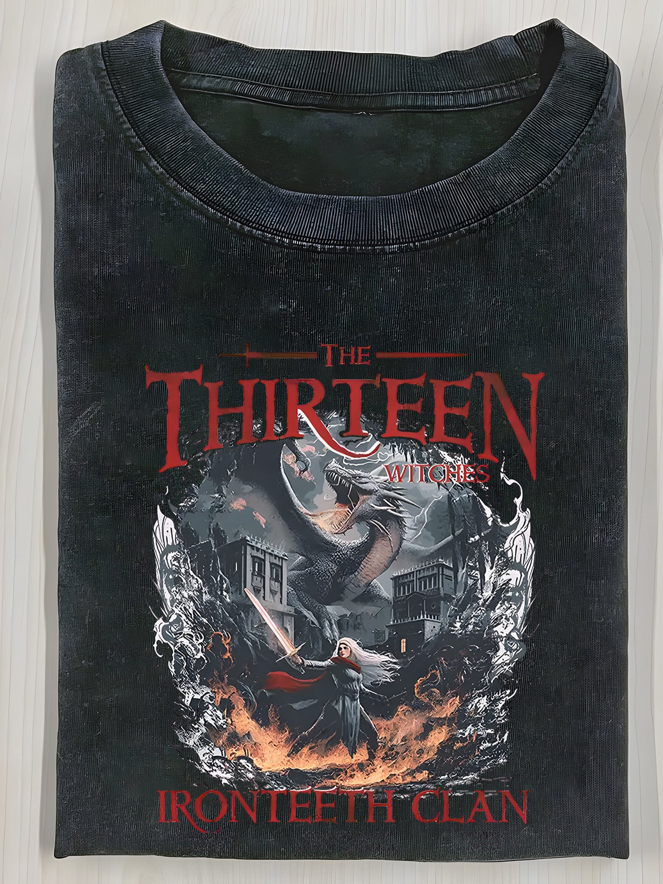 1pc, 230g Washed, Encounter Difficulties Printed, High-quality Batik Cotton retro fashion Brand, Certain Thickness Suitable for Summer, Holiday Gift, Everyday Outfit, Casual Wear, Washed Look, Classic Tee, Highquality Fabric, Soft Texture