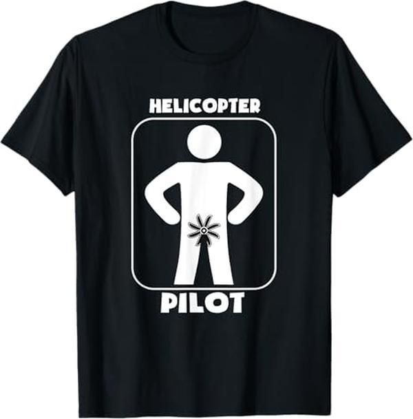 Funny Helicopter Pilot Raunchy Shirt - Adult Humor Dirty Tee, Perfect for Aviation Enthusiasts with a Sense of Humor