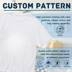 [ Egg Tart Orientation ] Ladies' Christmas-patterned round-100% Pure Cotton T-shirt with "Merry Christmas, You dirty Guy" design, comfortable, soft, versatile and suitable for all seasons T-shirt