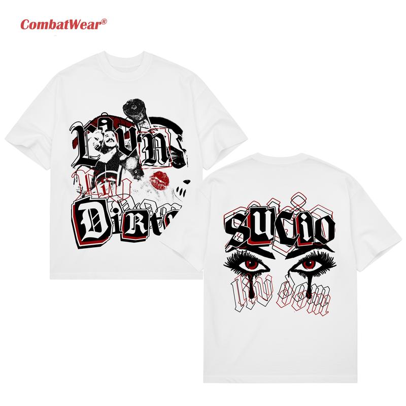 COMBATWEAR Liv'n Dirty Kissed Mask WWE Tee Liv Morgan Tshirt Trending Wrestling Graphic Tee Wrestler Fan Shirt Premium WWE Style