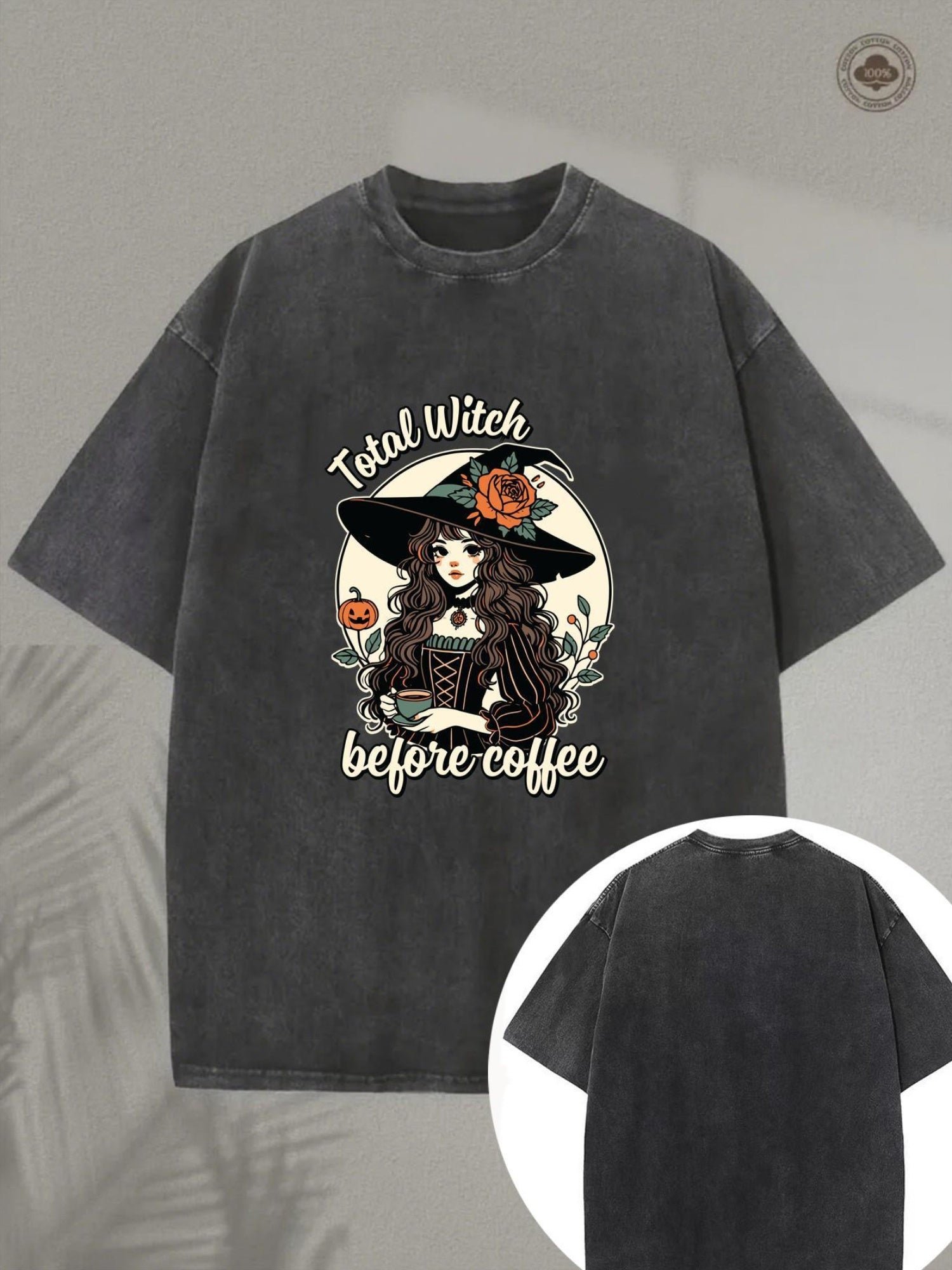 Men's Vintage Washed Cotton T-Shirt Suitable for - Washed Cotton Technology | Pickling Batik Craft | Year-Round | Casual Round Neck Tee | Machine Washable Retro Style Top for Outdoor & Casual Attire | Male Fashion Essential