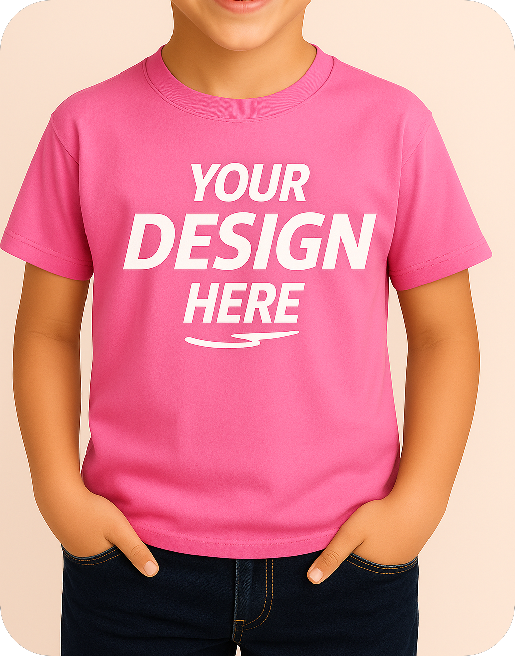 Gildan 100% Cotton Teen T-Shirt, suitable for ages 8-15.