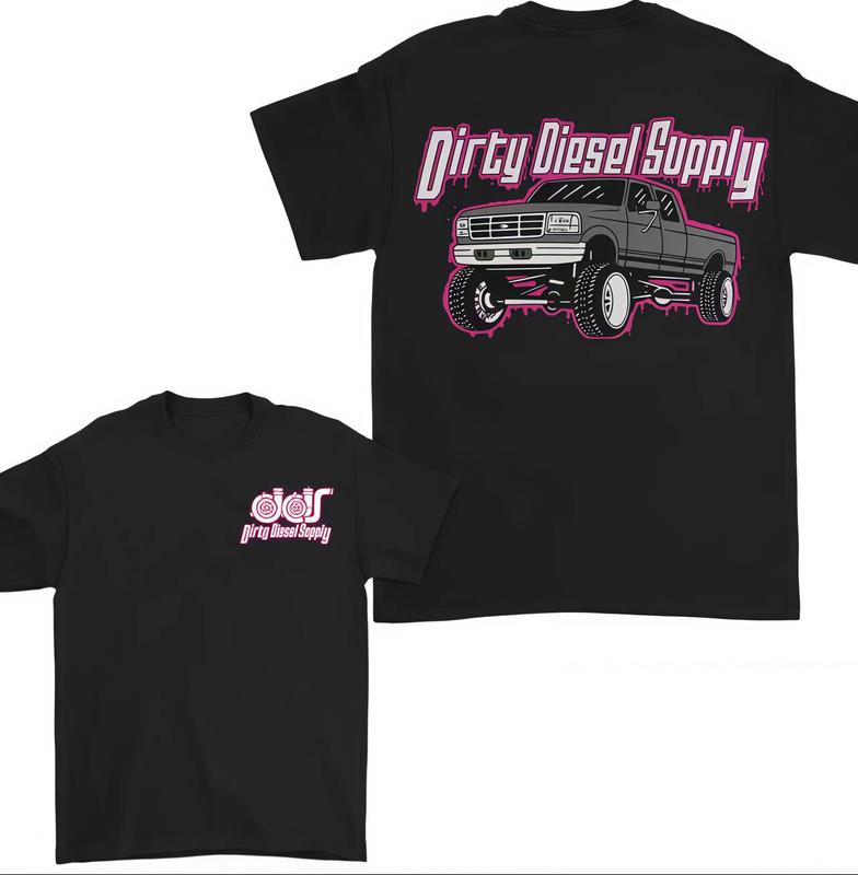 [Sale Up to 45%] Dirty Diesel Supply T-shirt – Bold Diesel Truck Graphic, Casual Menswear Top, Perfect Labor Day Gift for Truck & Diesel Fans!