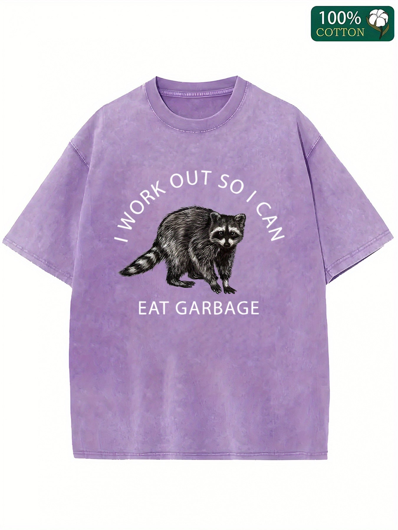 1pc, Washed Printed 230g, I Work Out So I Can Eat More, High Quality Batik Cotton Vintage fashion Brand, Proper Thickness for Summer, Holiday Gift.