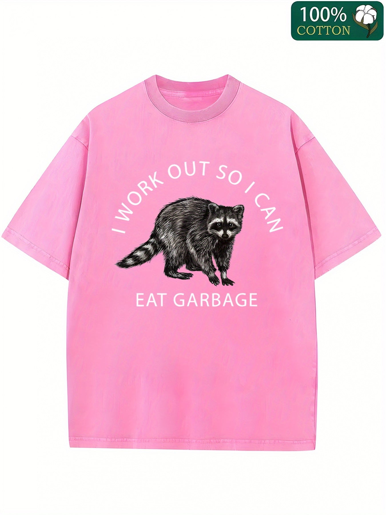 1pc, Washed Printed 230g, I Work Out So I Can Eat More, High Quality Batik Cotton Vintage fashion Brand, Proper Thickness for Summer, Holiday Gift.