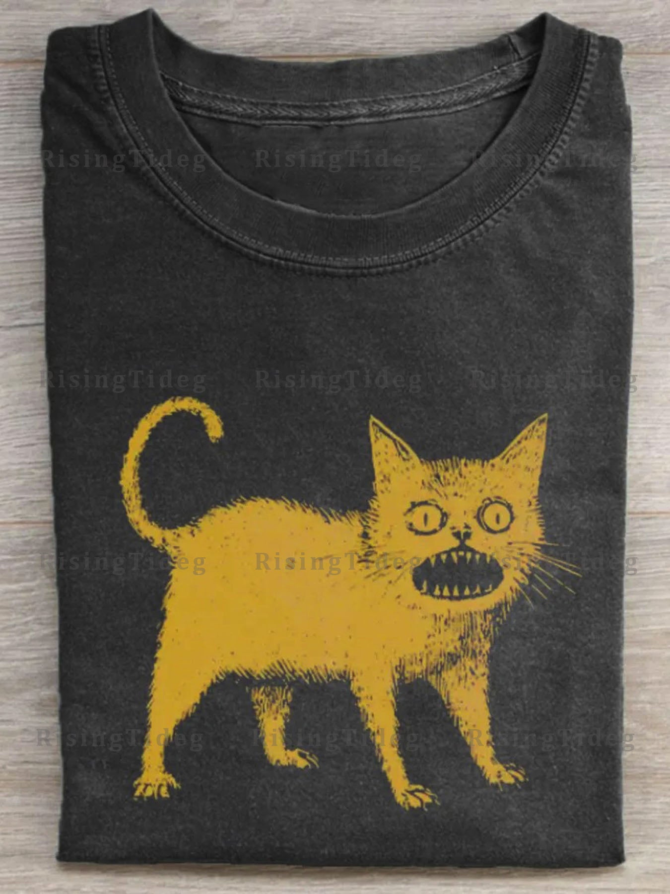 Men's Heavyweight 230gsm Vintage 100% Cotton T-Shirt - Casual Round Neck Short Sleeve Tee with Washed Texture, Durable for Gym, Outdoor & Casual Attire, Machine Washable, Ideal for all-Season Casual Outfits & Gifts