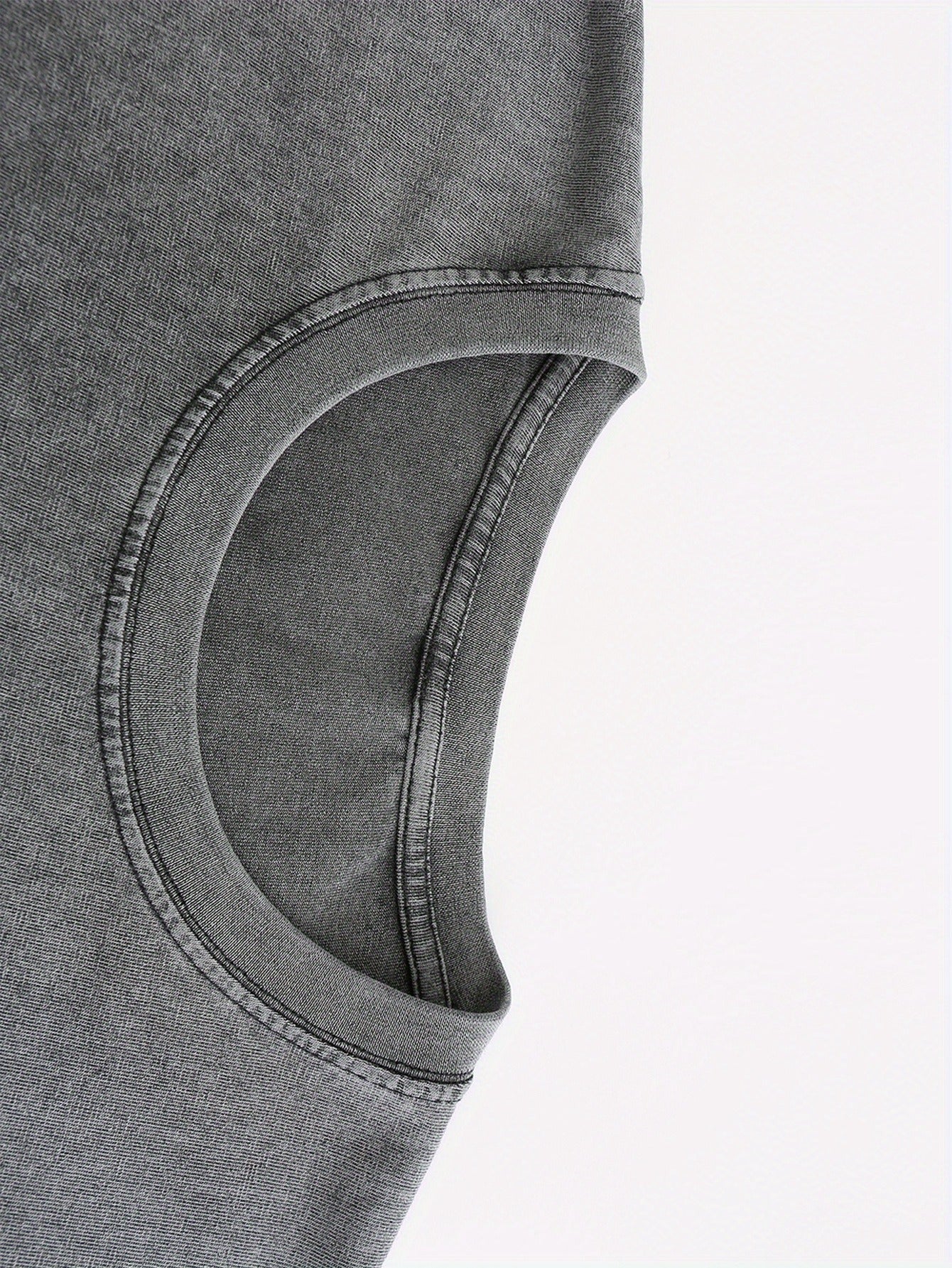 Men'S Vintage Washed Cotton T-Shirt- 'Dirty Thirty' Pattern, Short Sleeve, Crew Neck, Black Casual Summer Adult T-Shirt